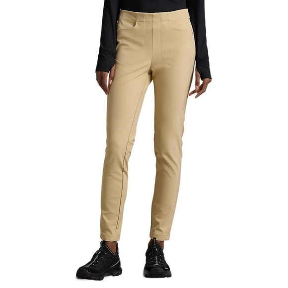 RLX Ralph Lauren Women's Eagle Golf Pants Tan Size 8 Likenew Condition